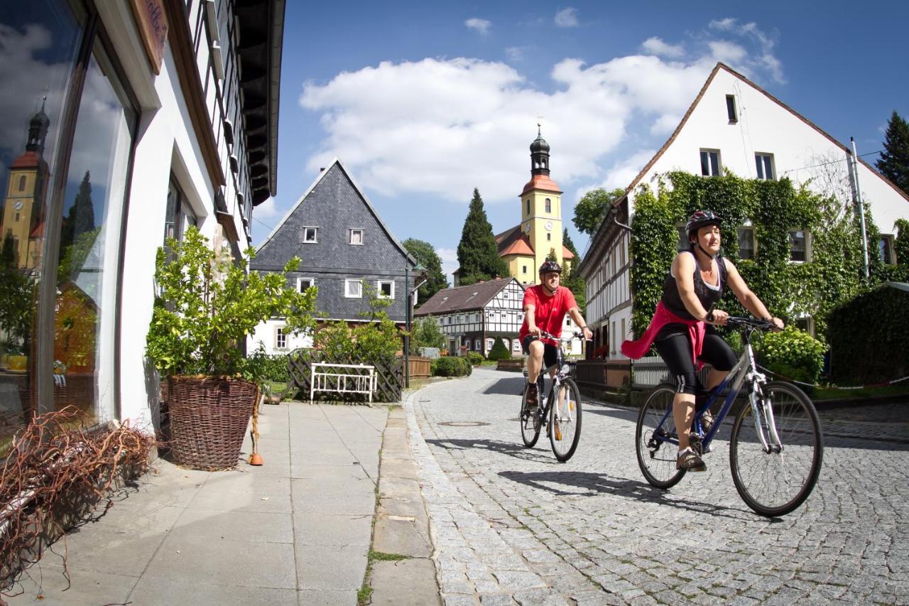 Ferienwohnung 60Er Jahre Design Apartment - 65Qm Fewo Im Zittauer Gebirge - Familienfreundliche Unterkunft Am Bergfuss Zum Toepfer Olbersdorf Eksteriør billede